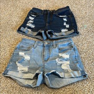 Distressed Denim Shorts Bundle